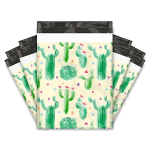 10x13 Cactus Designer Poly Mailers Shipping Envelopes Premium Printed Bags