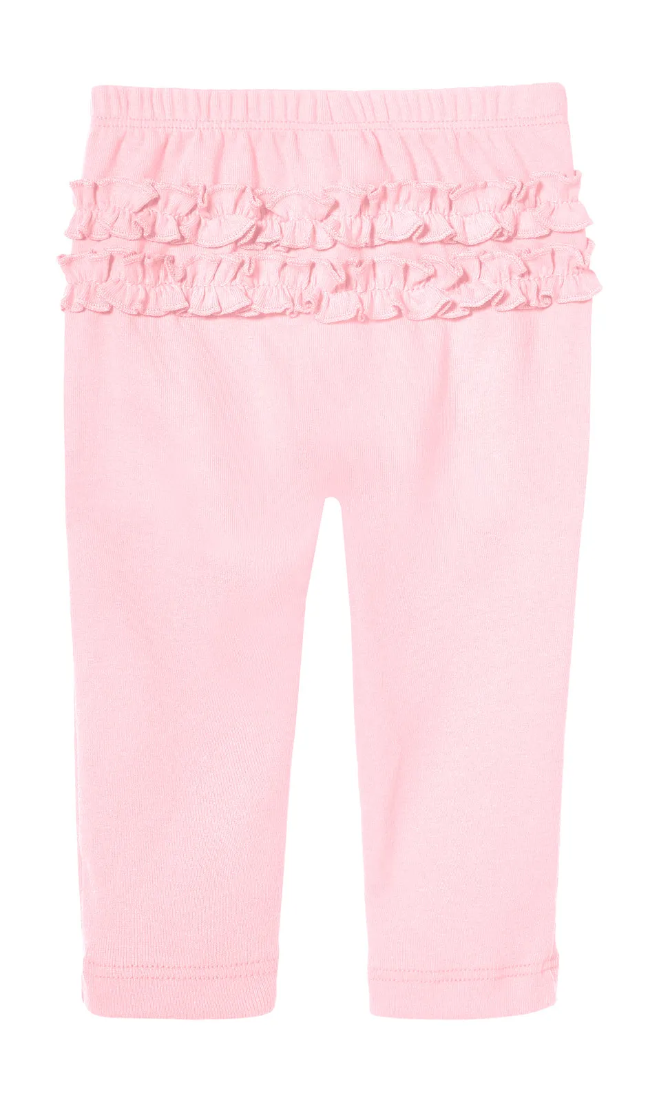 Baby Ruffle Butt Soft Cotton Leggings | Pink