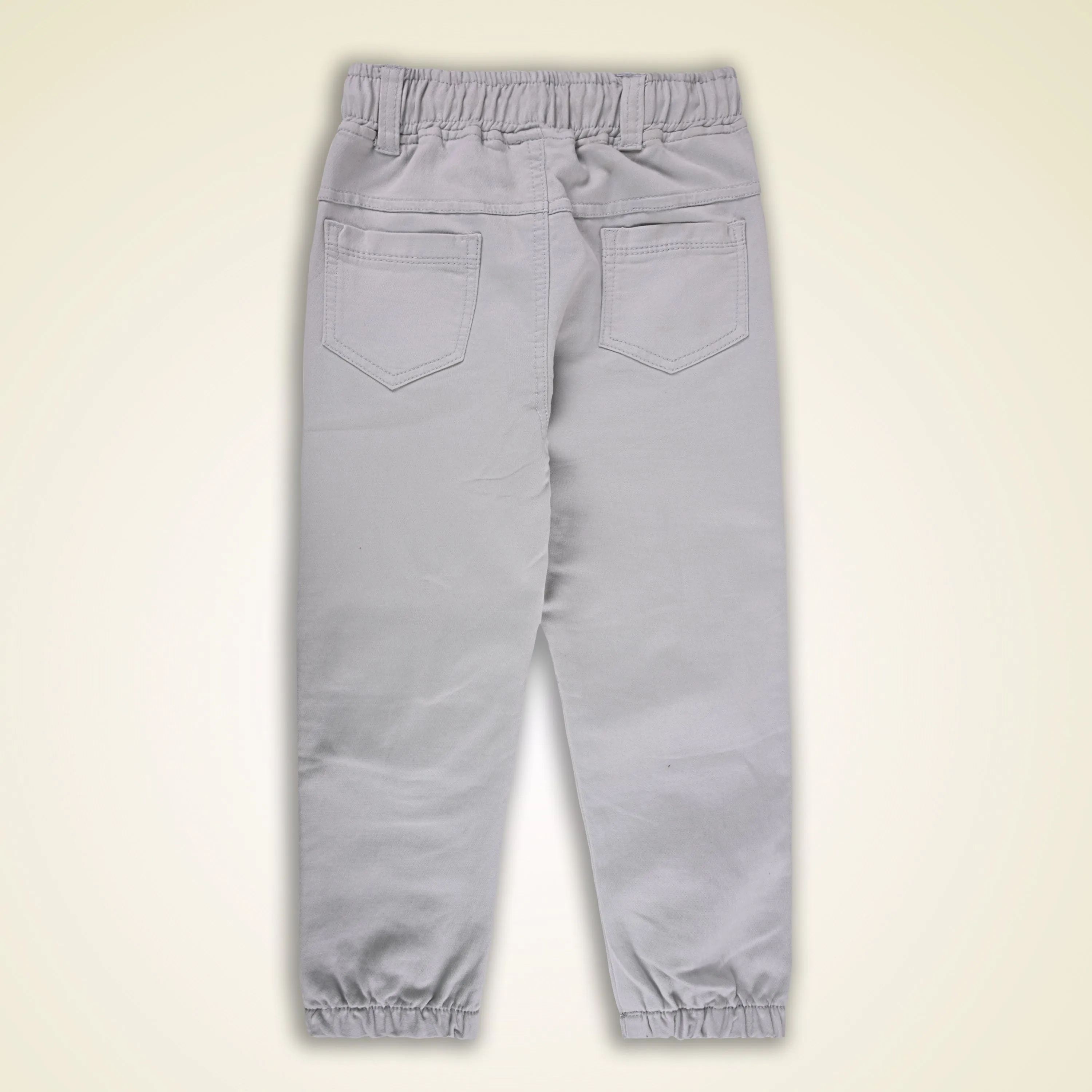 Boys Jogger Fit Solid Jeans