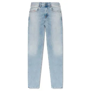 Diesel Light Blue Cotton Jeans & Pant