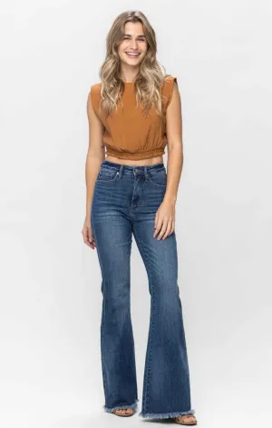 Judy Blue Fray Hem Flare