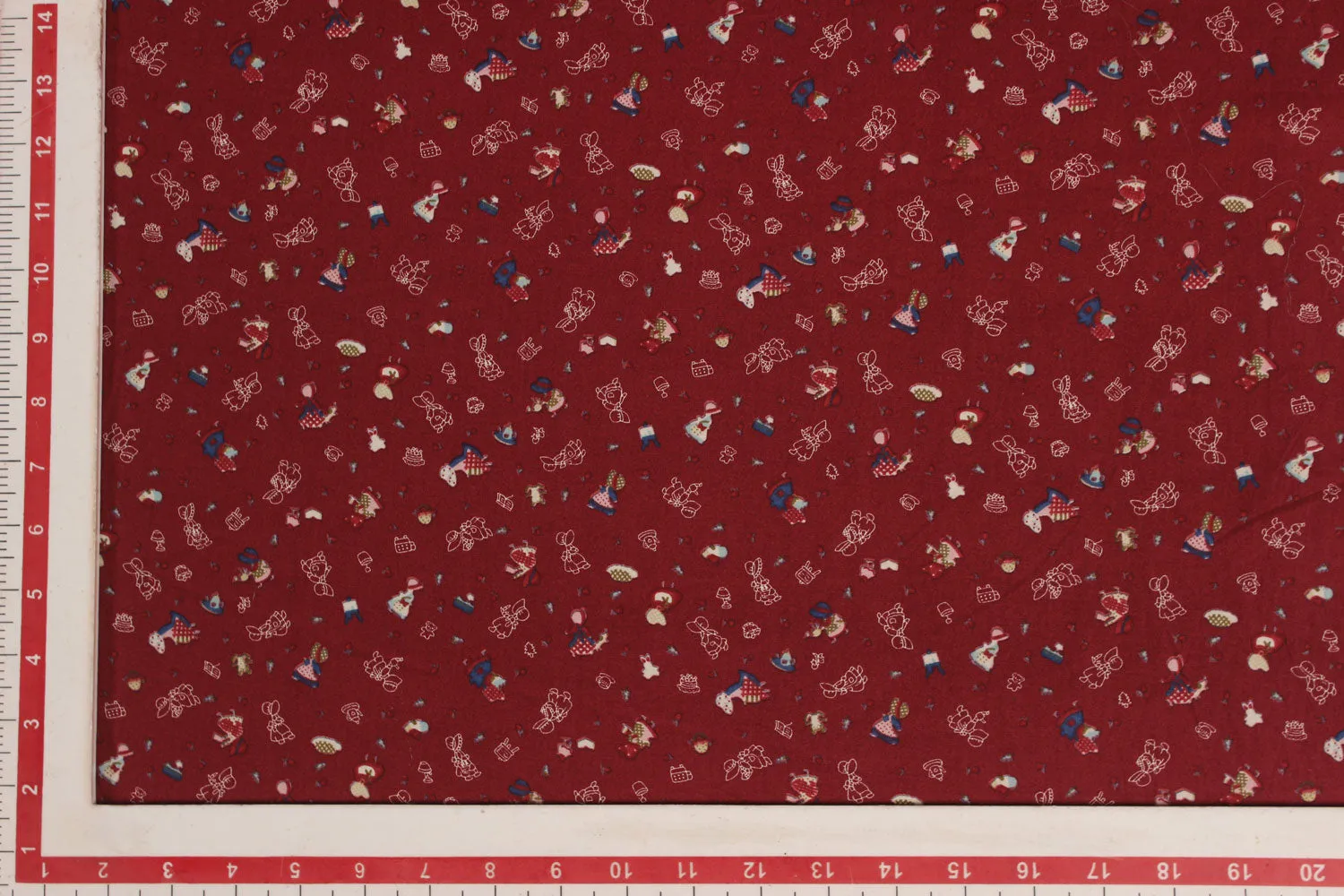 Maroon Cotton Poplin Fabric