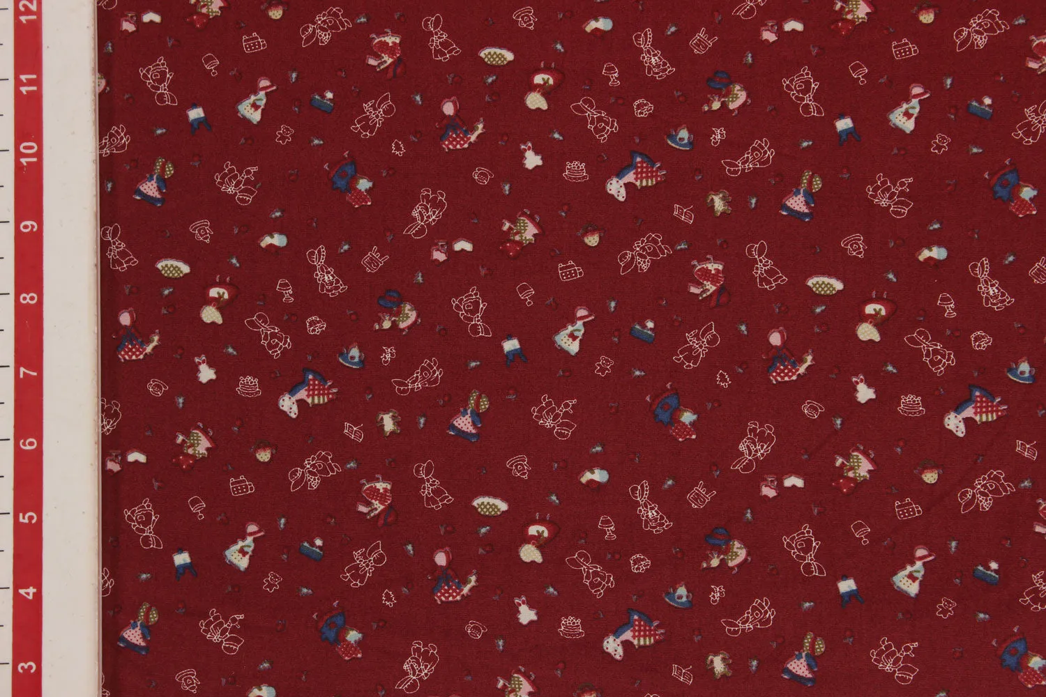 Maroon Cotton Poplin Fabric