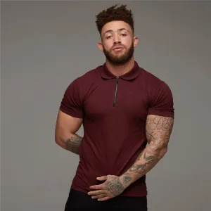 Men's thiery  muscle polo