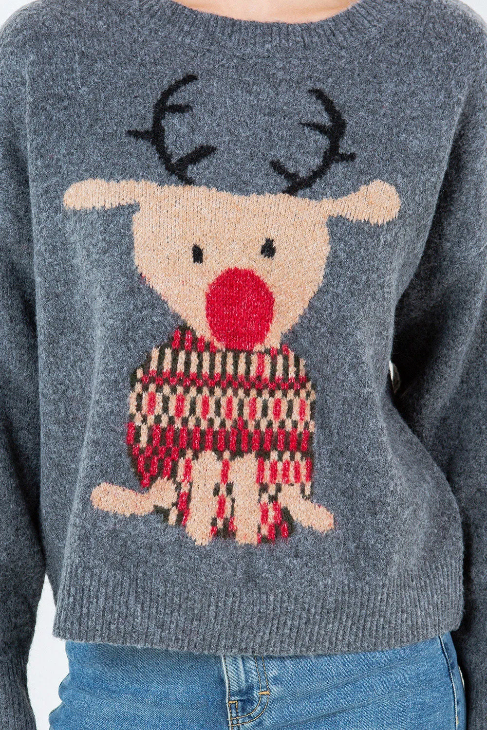 Rudy Red Nose Sweater