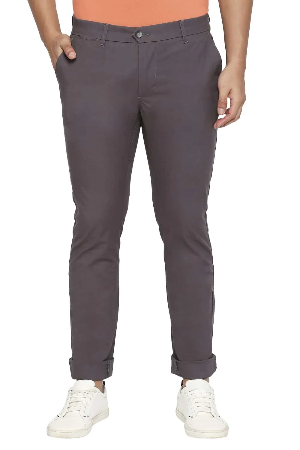 Tapered Fit Stretch Trousers