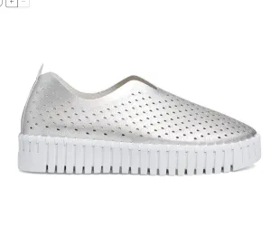 Tulipu 0010 - The On-The-Go-Platform-Slip-On in Silver