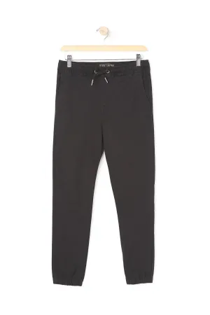 West 49 Youth Black Drawstring Cuff Jogger