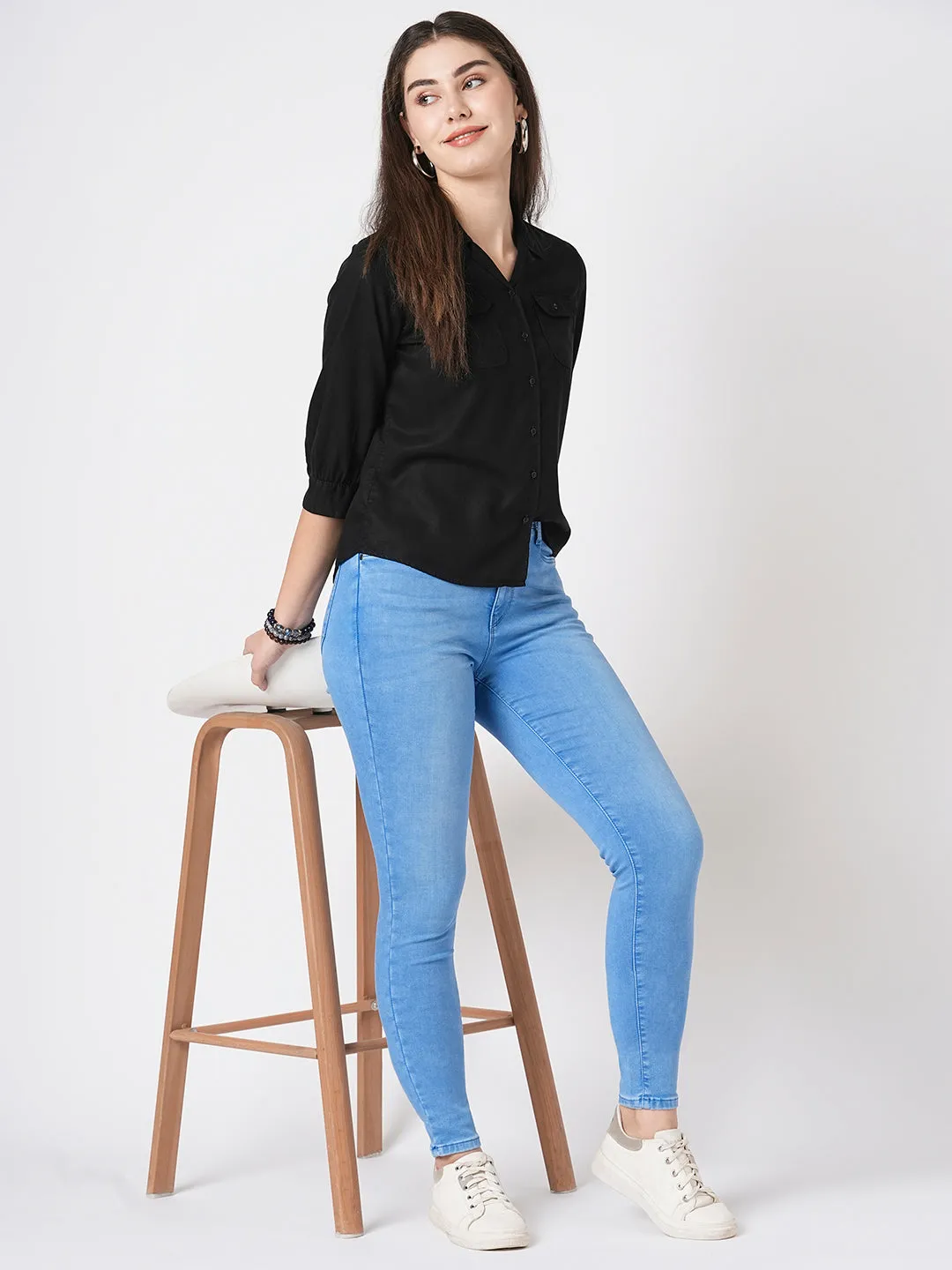 Women High-Rise Skinny Jeans