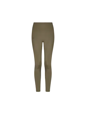 Women's Plant-Stretch Compressive Leggings—soil brown